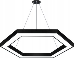 Mennyezeti lĂĄmpa fĂŒggesztett Led csillĂĄr 120cm Hexagon 80W