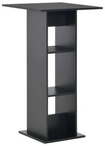 280206 Bar Table Black 60x60x110 cm