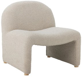 Krémszínű buklé fotel Neel – Bloomingville