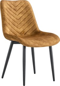 Étkezőszék, aranybarna/fekete, ZAINA TYP 2