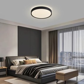Brilagi - LED dimmelhető mennyezeti lámpa CORVO LED/54W/230V 3000-6000K fekete, átmérő 40 cm + távirányító
