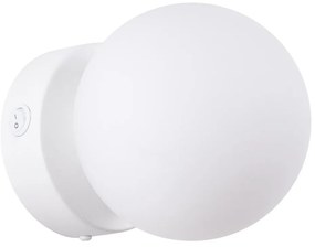 Fehér fali lámpa Blaze – Sollux