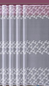 Mg Függöny jacquard 611/36 Fehér 350X250cm Kész Szalaggal M