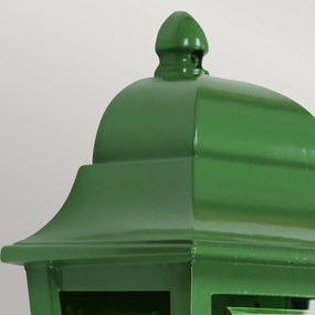 Elstead lighting klasszikus kültéri fali lámpa deco lane átlátszó zöld elsdeco-lane7-green IP44