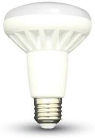 LED lámpa , égő , szpot ,  E27 foglalat , R63 , 8 Watt , hideg fehér