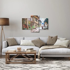 Fülöp-szigeteki falu képe, Ázsia (90x60 cm)
