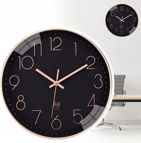 Falióra Csendes Áramló Másodpercmutató 30CM Irodai Hálószobába