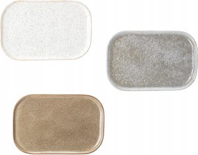 Addison tál szett kőből 3 db-os 23x15x2 cm Bloomingville