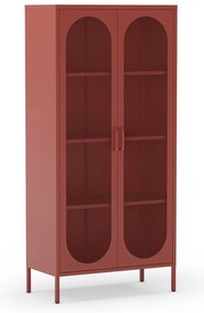 Téglavörös szekrény 80x170 cm Diora – Marckeric