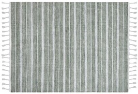 Fehér és zöld szőnyeg 140 x 200 cm BADEMLI Beliani