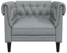 világosszürke szövet Chesterfield kanapé