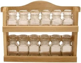 fa polc fűszerekkel 150 ml-es pohár (12 db)
