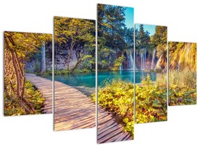 Kép - Plitvicei-tavak, Horvátország (150x105 cm)