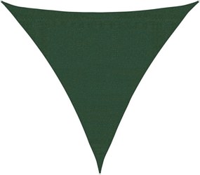 vidaXL sötétzöld HDPE napvitorla 160 g/m² 3 x 3 x 3 m