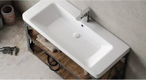 Sanovit LUXURY - porcelán mosdókagyló - 105 x 46 cm