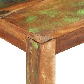 Dohányzóasztal 110x55x40 cm Tömör, újrahasznosított fa