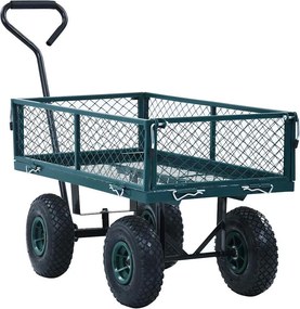 vidaXL zöld kerti kézikocsi 250 kg