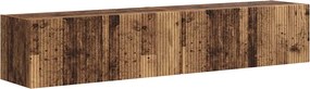 vidaXL TV Fali Szekrény 2 pcs Öreg fa 60 x 31 x 29.5 cm Faanyag