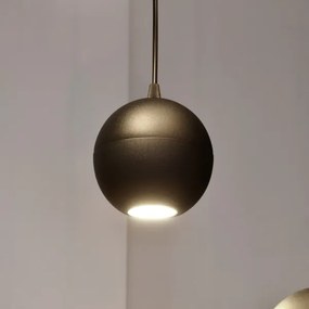 LED Csillár zsinóron MIDWAY 4xGU10/4,8W/230V fekete