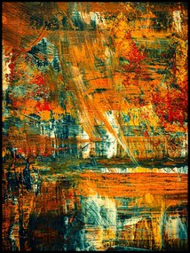 Poszter festék színek absztrakt művészet grafika a nappaliba 40x50cm