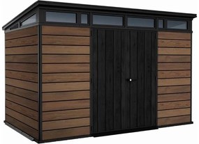 Kerti ház Keter Signature 11x7 dió, padlóval (610667)