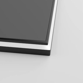 Erga Megan, LED tükör 120x80cm fekete keretben, 3105 lm, 3 fényszín, háttérvilágítás, ERG-V01-MEGAN-1280-BK