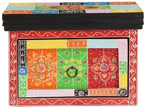 Éjjeli Szekrények 2 db 40x30x28 cm Szilárd Fa Mangó és Műléces Fa