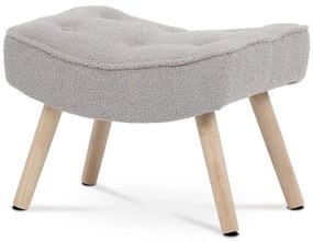 Bouclé GREY2 lábtartó, szürke