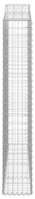 7 db íves horganyzott vas gabion kosár 200x30x180/200 cm