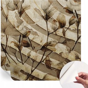 Mosható öntapadós fotótapéta étkezőbe Klasszikus növényvilág 250x250 cm