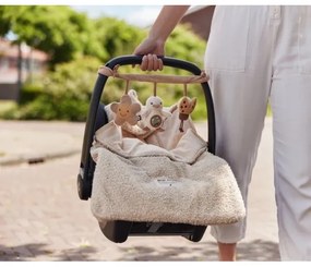 Jollein - Autósülés tartó BOUCLE 42x82 cm Boucle Naturel