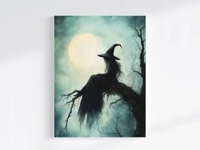 Canvas Vászonkép Éjszaka Hold Boszorkány 75x100