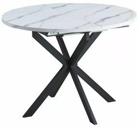 Gaston bővíthető étkezőasztal fehér 100-135cm