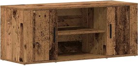 vidaXL TV szekrény Régi fa 100 x 35 x 40 cm Faanyag