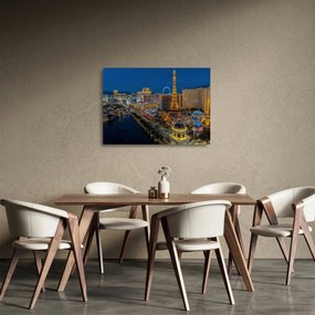 Éjszakai Las Vegas-i kép (üvegen) (70x50 cm)