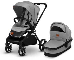 Lionelo - MIKA 2 az 1-ben kombinált babakocsi Grey Stone