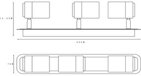 Lucide 26958/15/30 - LED Dimmelhető fürdőszoba spotlámpa LENNERT 3xGU10/5W/230V IP44