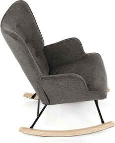 Hintaszék, szürke, szövet, AK-373 GREY2