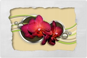 Poszterek 120x80 Virágok Absztrakt