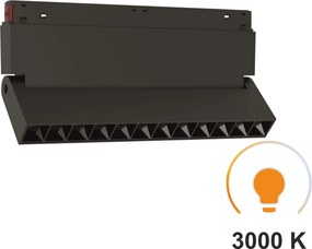 Lineáris reflektor Állítható 12W 3000K Meleg Smart Track 48VDC