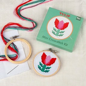 Kreatív készlet Cross-stitch Kit Tulip – Rex London