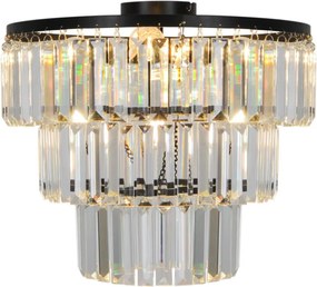Zuma Line TIFANNY P17127-4-BK Plafonlámpa 4x40W/E14 IP20
