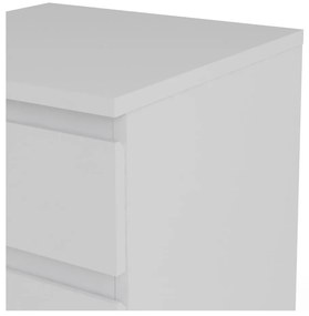 Fehér magas komód 40x107 cm Nova – Tvilum