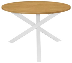 Fehér MDF étkezőasztal 120 x 75 cm