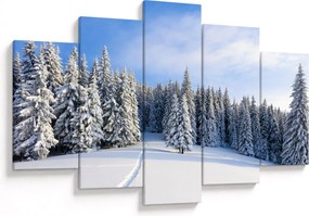 Kép - Tél az erdőben (150x105 cm)