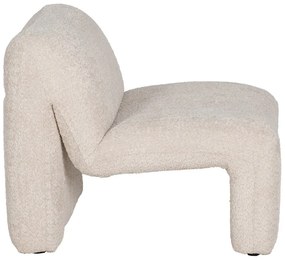 Bézs buklé fotel – Ixia