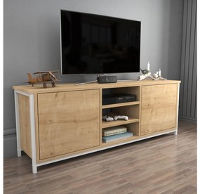 TV asztal Otosello (fehér + tölgy). 1107343