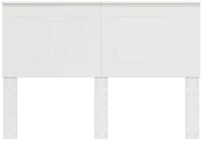 Fejtámla fejtámlával Fényes Fehér 160 cm Faanyag