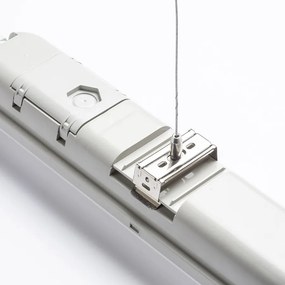 RENDL TRIDENT PRO 120 lámpatest szürke matt akrilát 230V LED 40W IP65 4000K