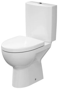 Cersanit PARVA - WC kombi + antibakteriális ülőke, függőleges hulladék, K27-003